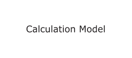 Calculation Model